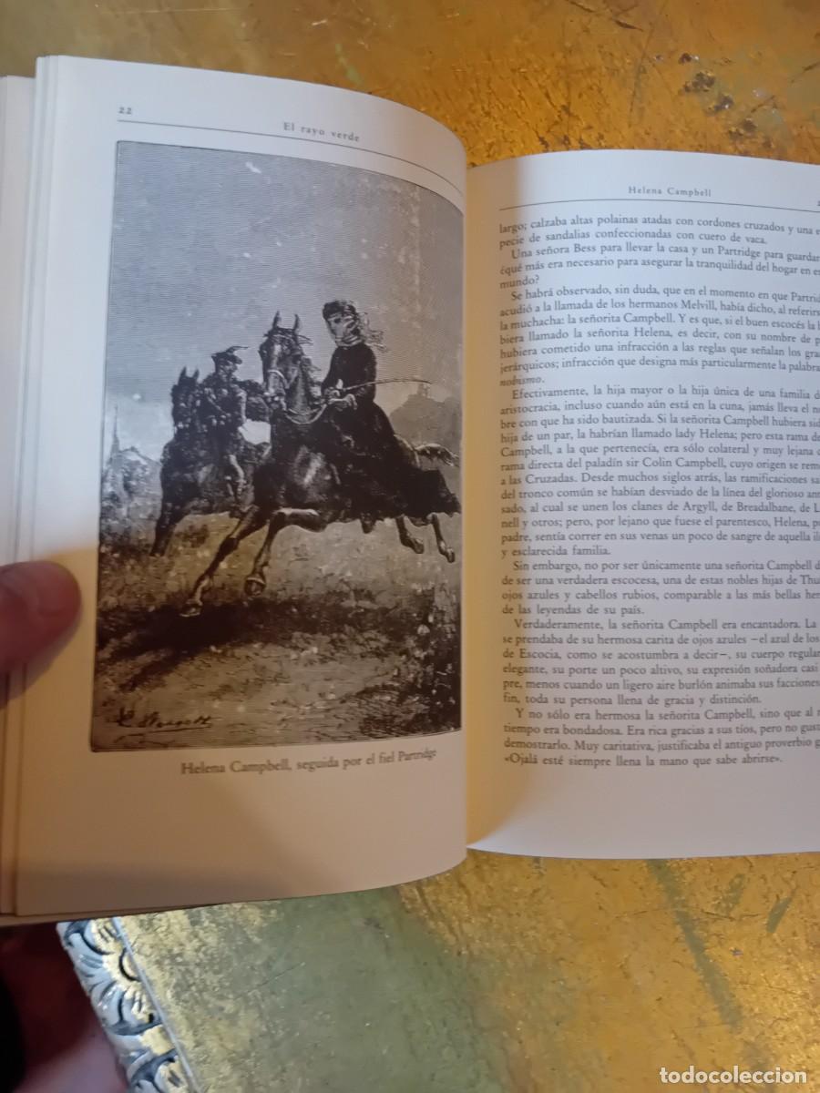 Libros de segunda mano: Julio Verne , el rayo verde, 1994 - Foto 7