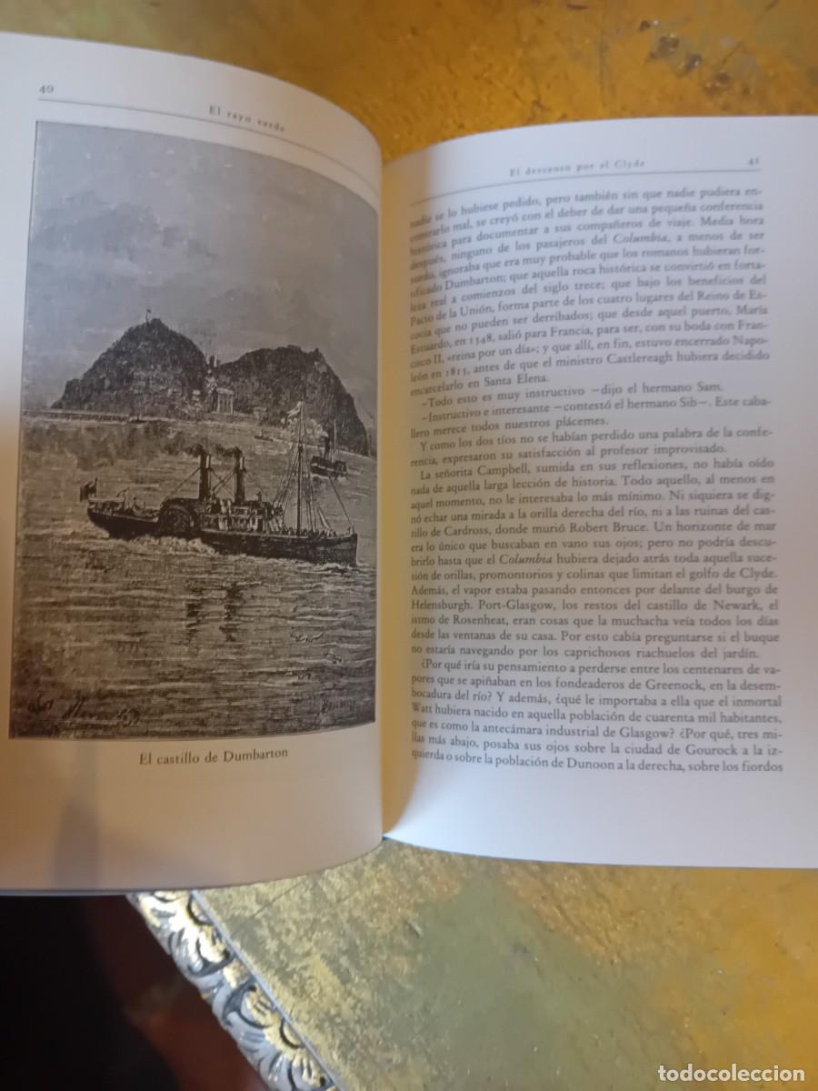 Libros de segunda mano: Julio Verne , el rayo verde, 1994 - Foto 8