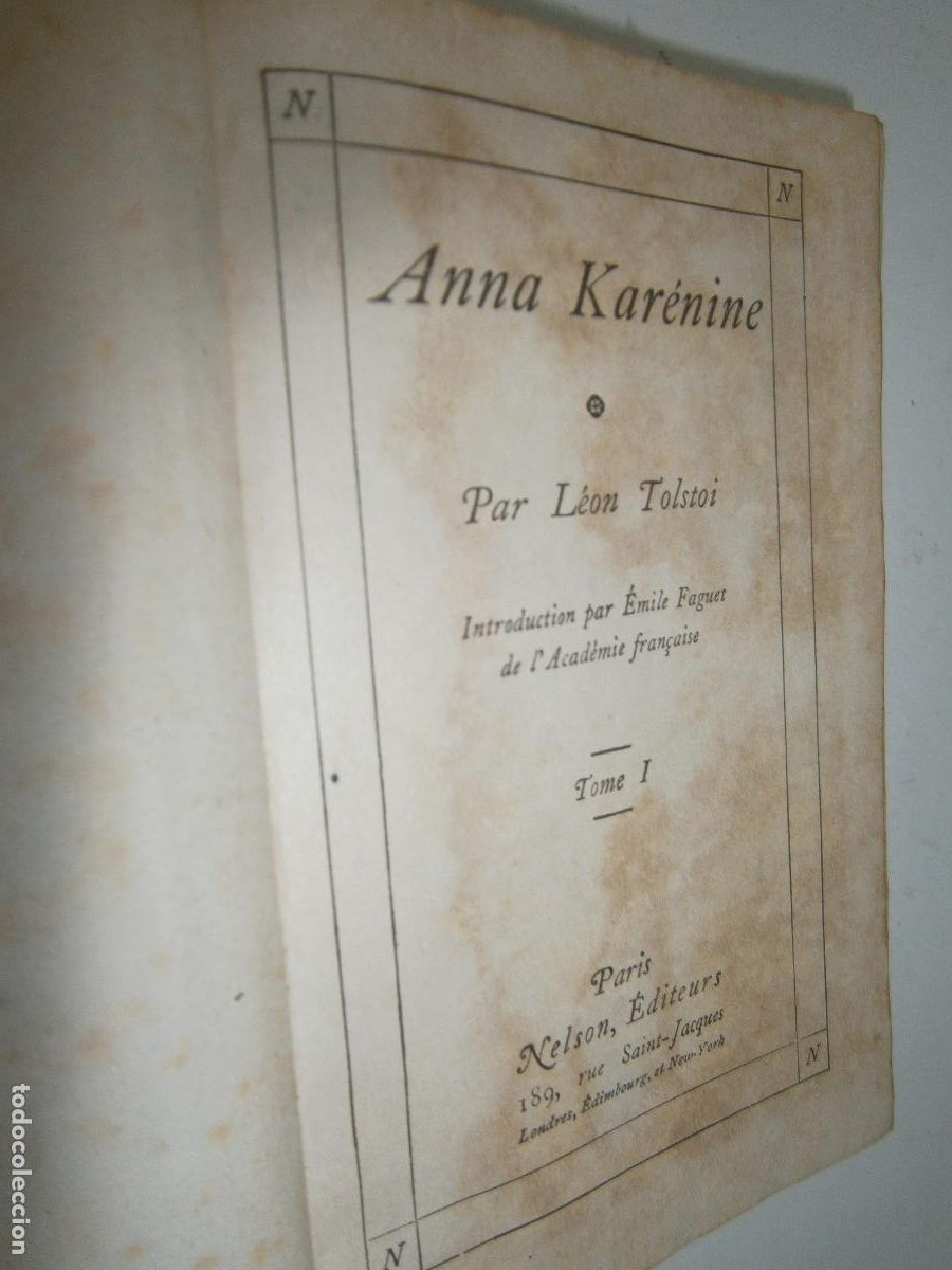 Libros de segunda mano: ANNA KARENINE - TOLSTOI - Foto 2