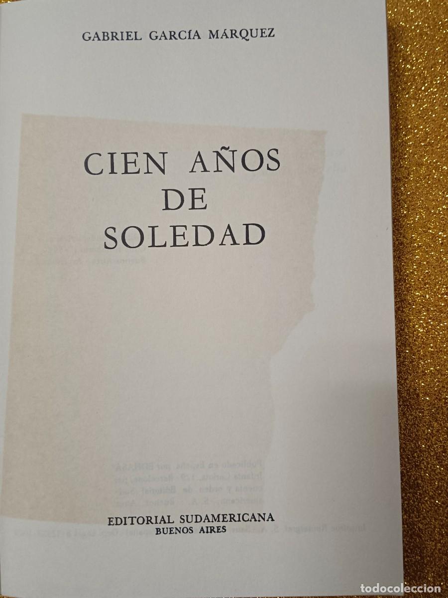 Libros de segunda mano: CIEN A&Ntilde;OS DE SOLEDAD. GARC&Iacute;A MARQUEZ - Foto 5