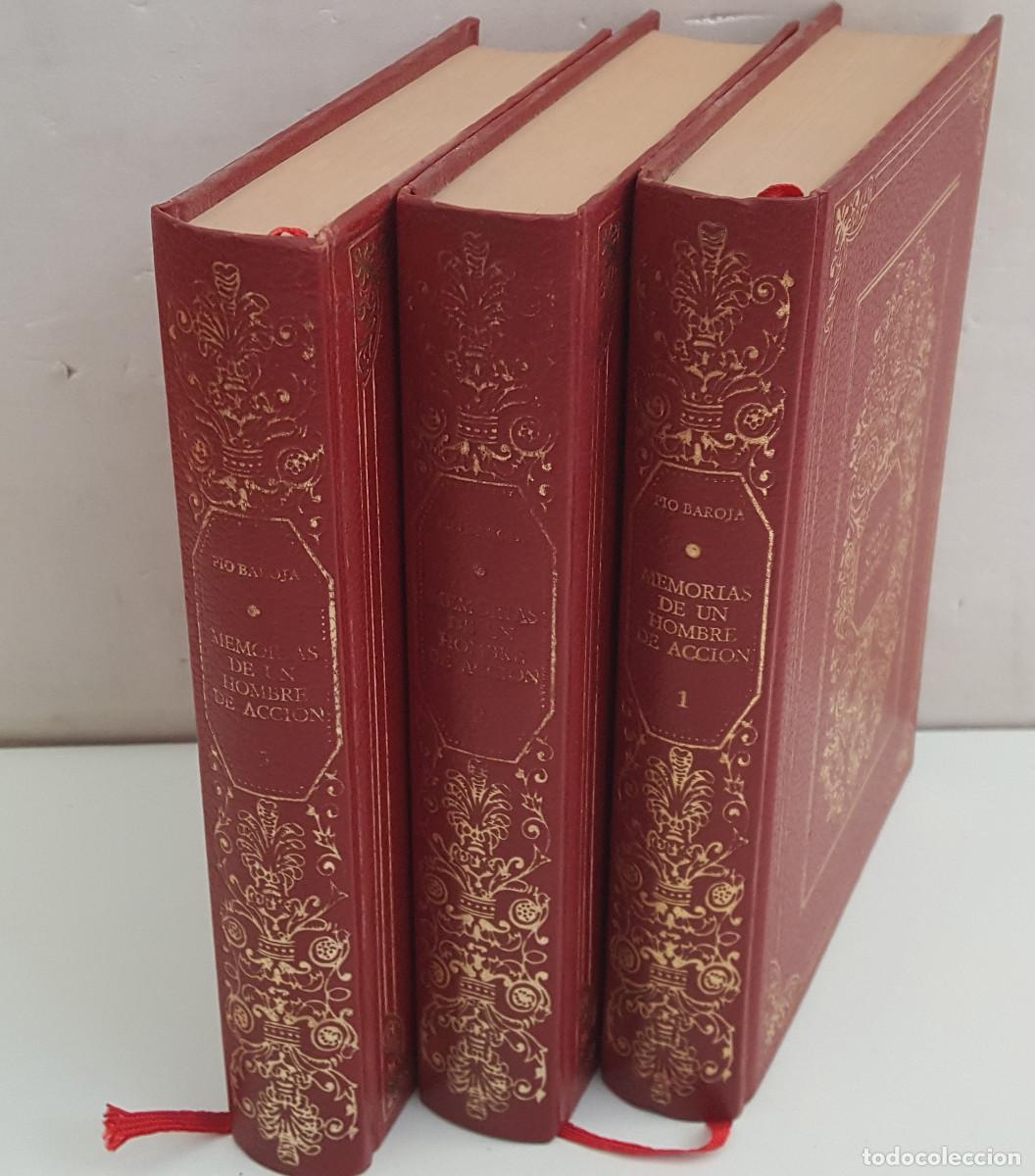 Libri di seconda mano: MEMORIAS DE UN HOMBRE DE ACCI&Oacute;N, PIO BAROJA, TOMOS 1, 2 Y 3, CIRCULO AMIGOS DE LA HISTORIA 1970