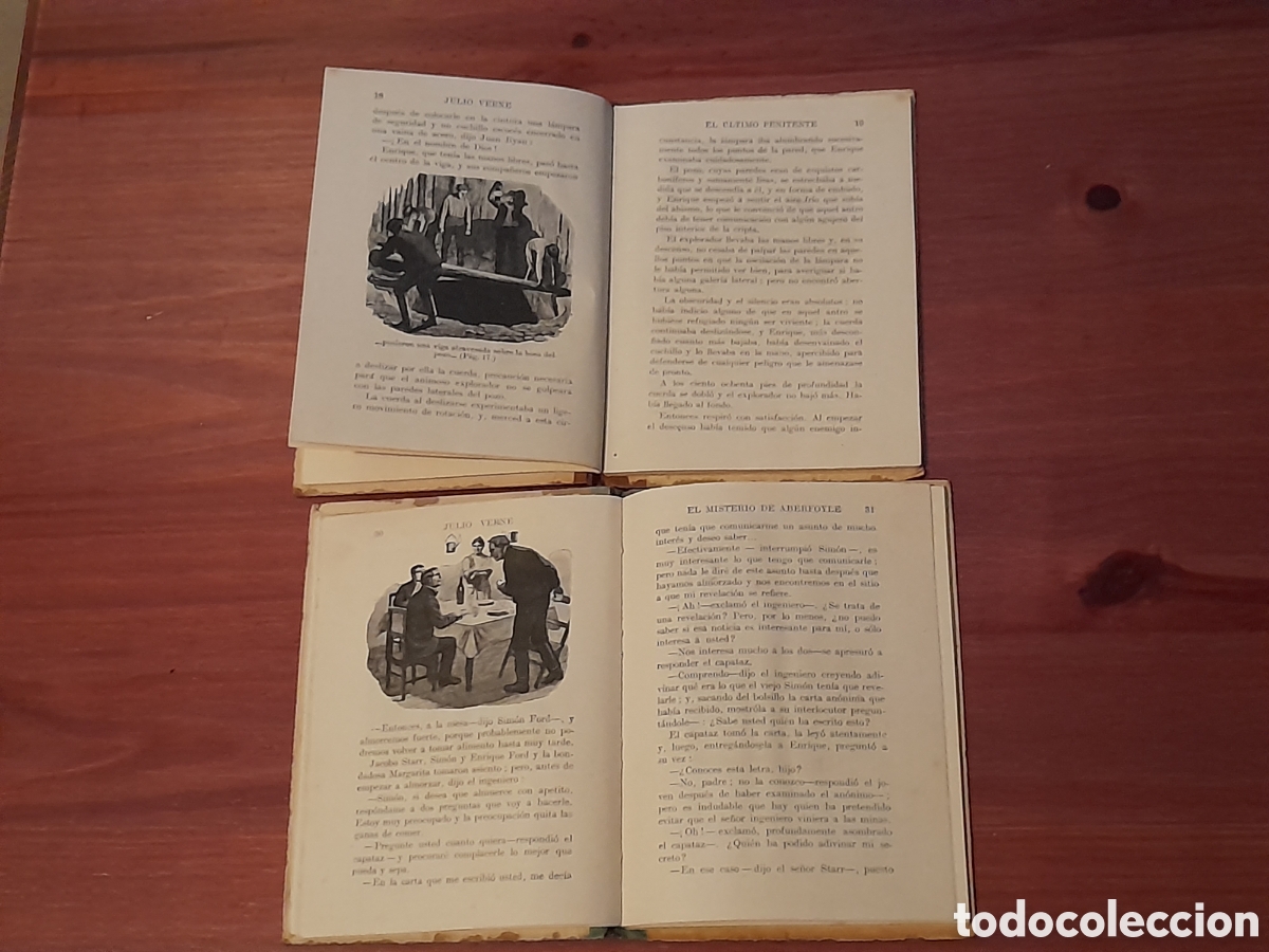Libros de segunda mano: Dos ejemplares de libros de Jules Verne, Las indias negras, biblioteca selecta - Foto 4