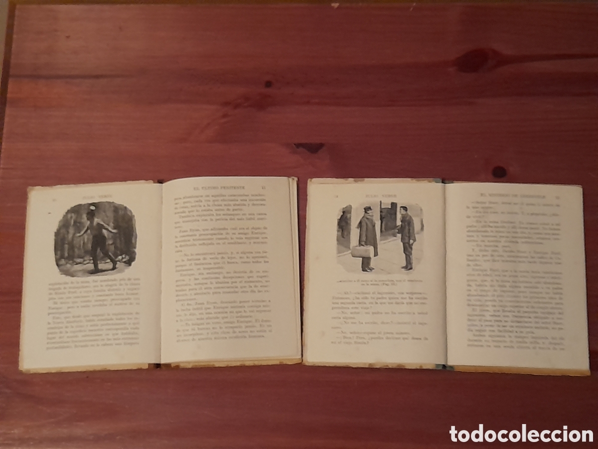 Libros de segunda mano: Dos ejemplares de libros de Jules Verne, Las indias negras, biblioteca selecta - Foto 5