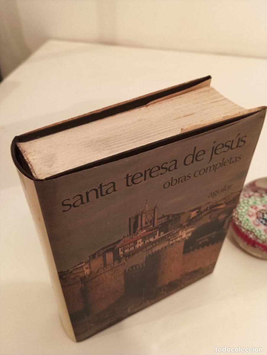 Libros de segunda mano: Santa Teresa de Jes&uacute;s - Obras Completas (Editorial Aguilar, 1982) Papel Biblia Tapa Dura con Sobrecu