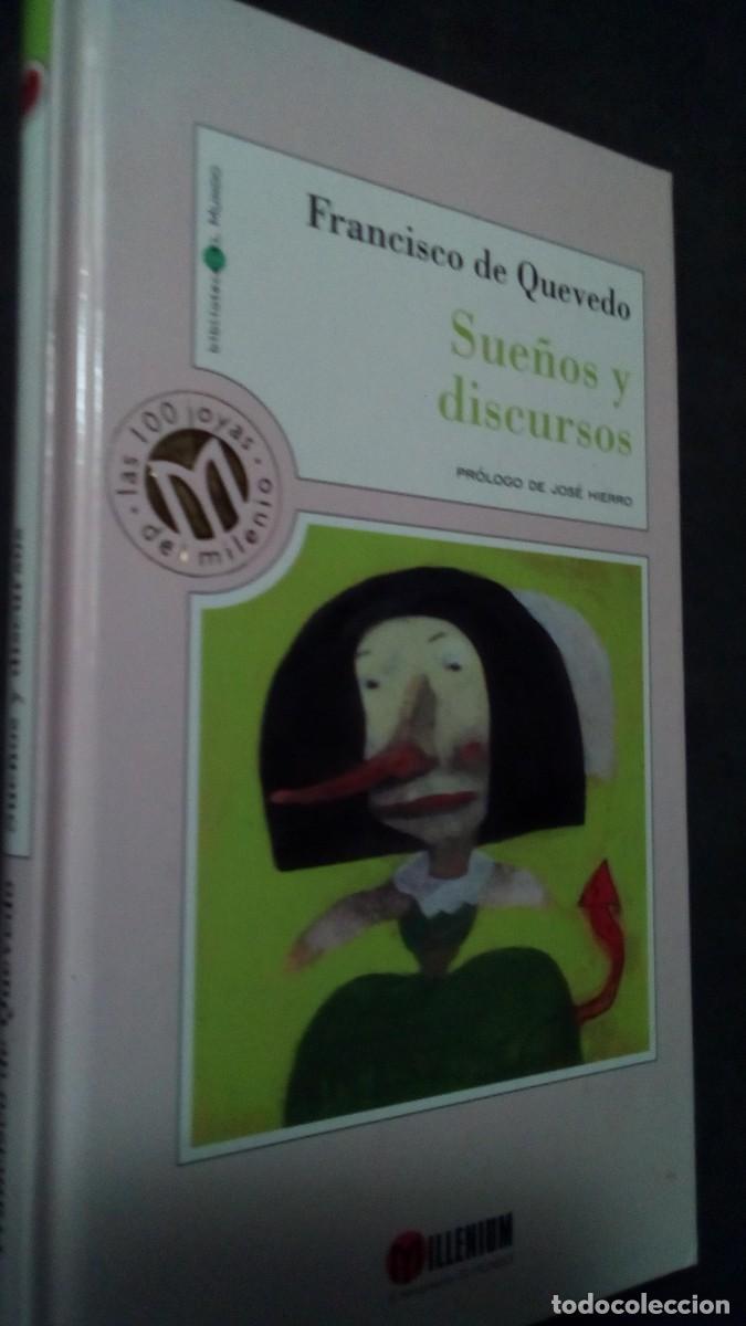 Libros de segunda mano: SUE&Ntilde;OS Y DISCURSOS - FRANCISCO DE QUEVEDO - MILLENIUM & EL MUNDO 1999-COMO NUEVO-TAPA DURA