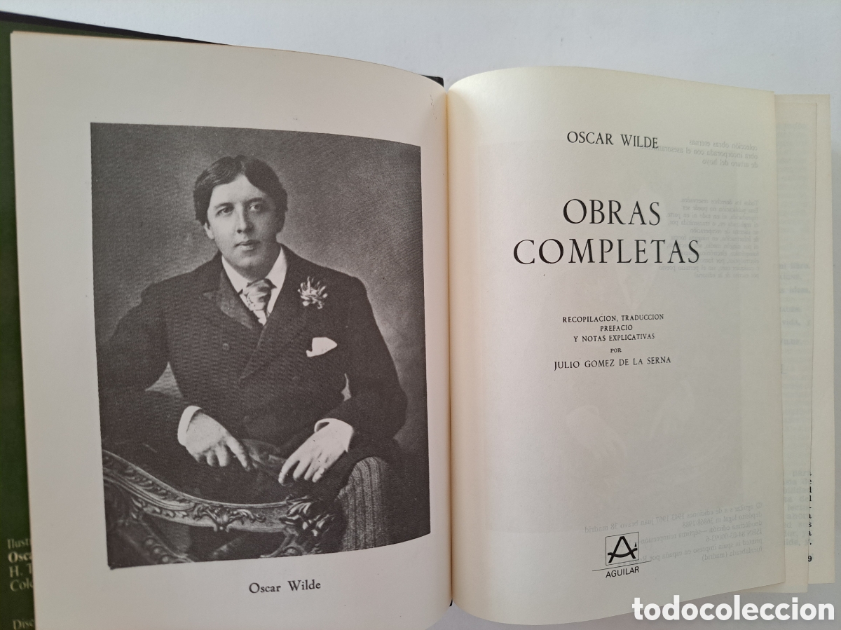 Libros de segunda mano: OBRAS COMPLETAS - OSCAR WILDE - AGUILAR, 1988 - Foto 5