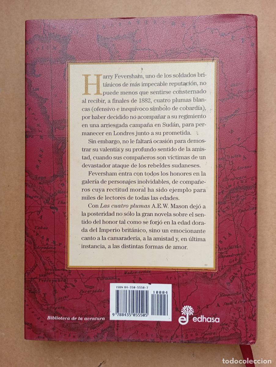 Libros de segunda mano: LAS CUATRO PLUMAS. A.E.W. MASON. EDITORIAL EDHASA - Foto 5