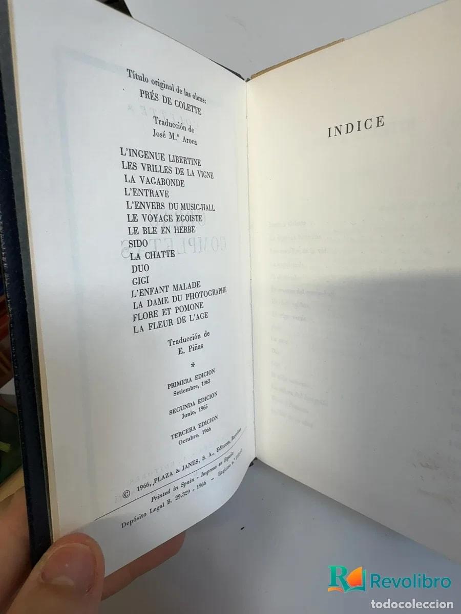 Libros de segunda mano: Obras completas - Colette - Foto 4