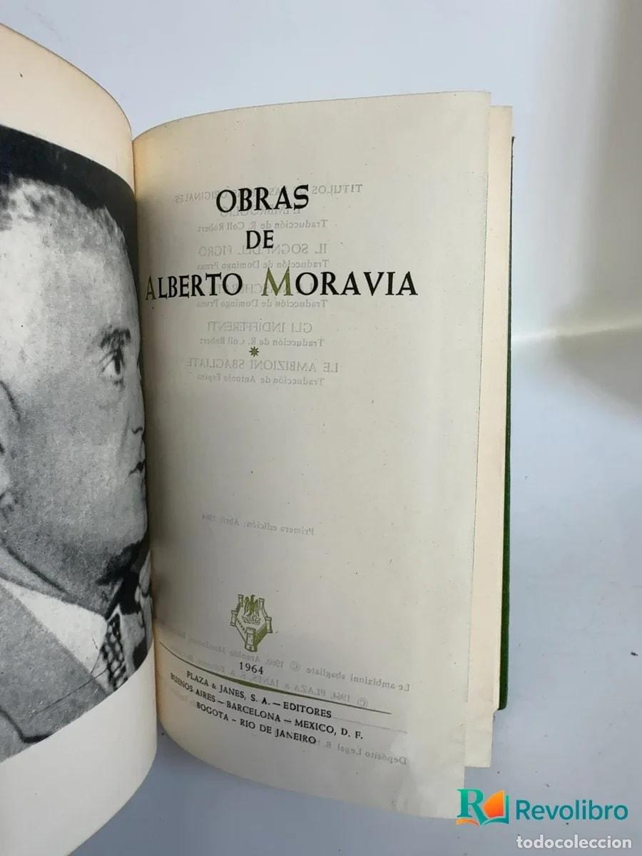 Libros de segunda mano: Obras de Alberto Moravia - 1&ordf; edici&oacute;n - Foto 2