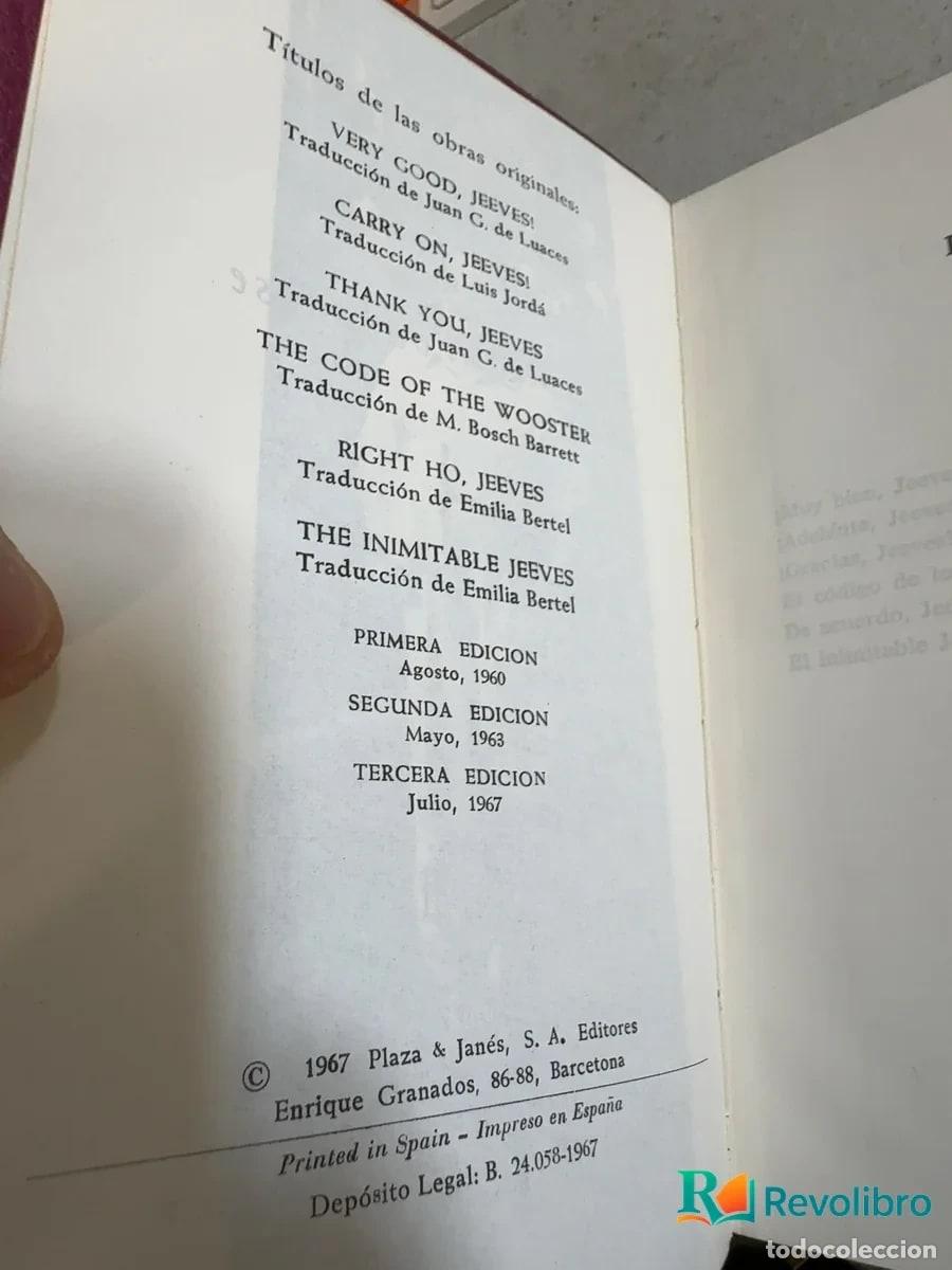 Libros de segunda mano: Obras - P. G. Wodehouse - Foto 4