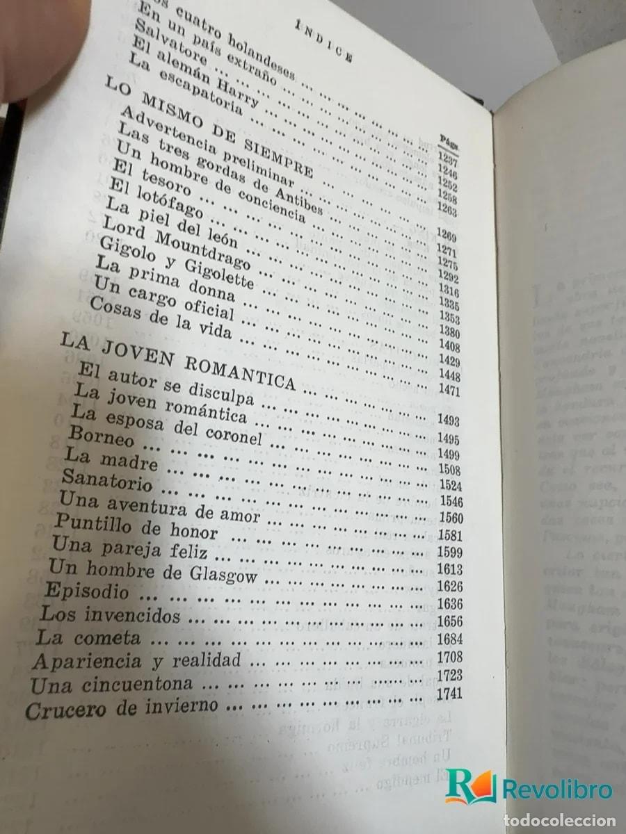 Libros de segunda mano: Obras completas - W. Somerset Maugham - Foto 7