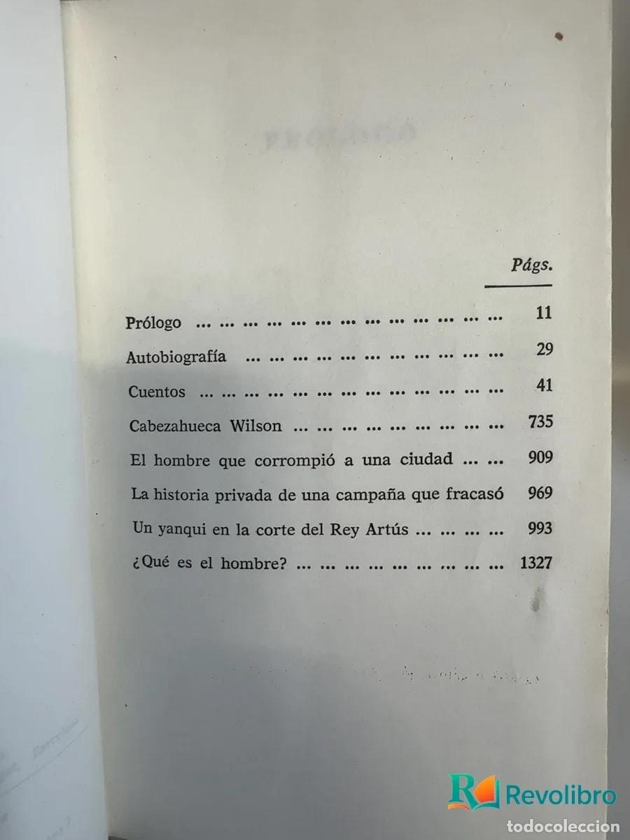 Libros de segunda mano: Obras - Mark Twain - Libro de segunda mano - Foto 2
