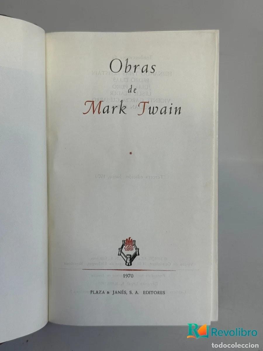 Libros de segunda mano: Obras - Mark Twain - Libro de segunda mano