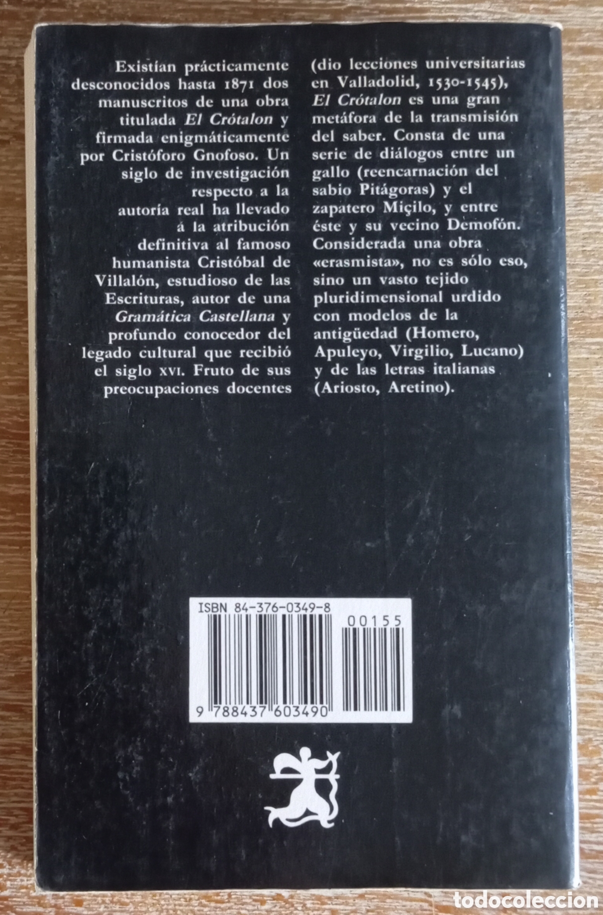 Libros de segunda mano: EL CROTALON - CRISTOBAL DE VILLALON - CATEDRA - Foto 2