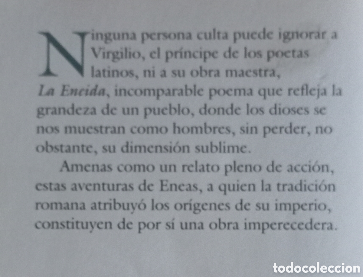 Libros de segunda mano: LA ENEIDA - VIRGILIO - EDAF - Foto 2