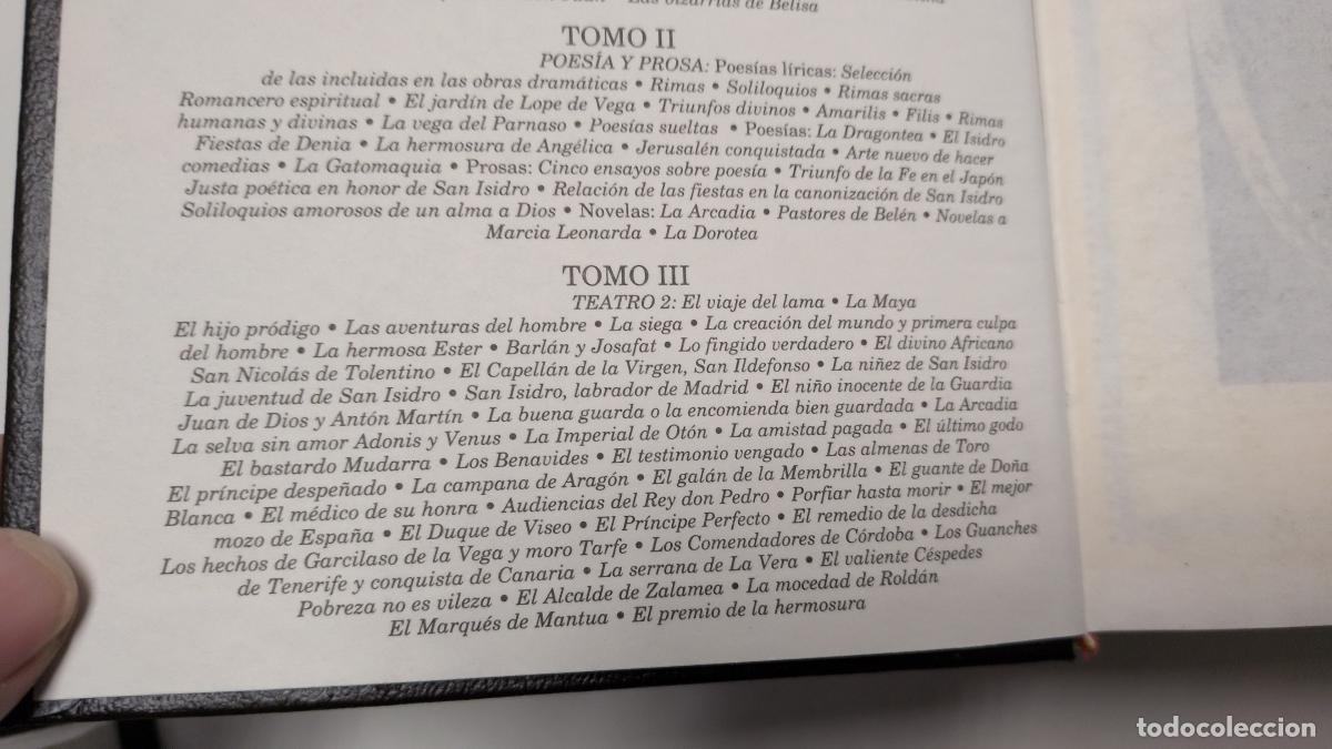 Libros de segunda mano: OBRAS SELECTAS. TOMO III - Lope De Vega - Foto 3
