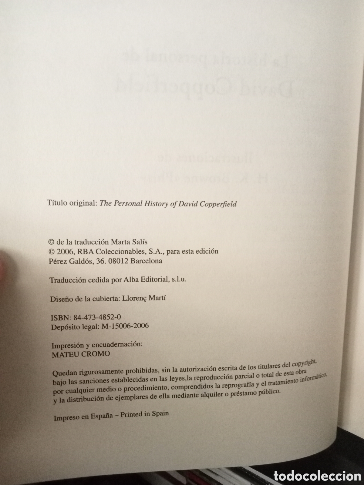 Libros de segunda mano: Charles dickens David copperfield volumen I y II editorial Rba - Foto 9