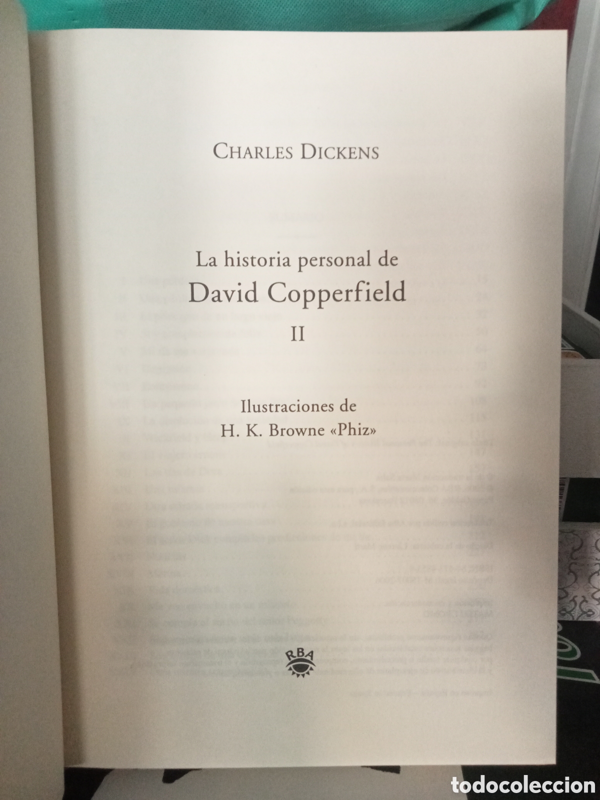 Libros de segunda mano: Charles dickens David copperfield volumen I y II editorial Rba - Foto 10