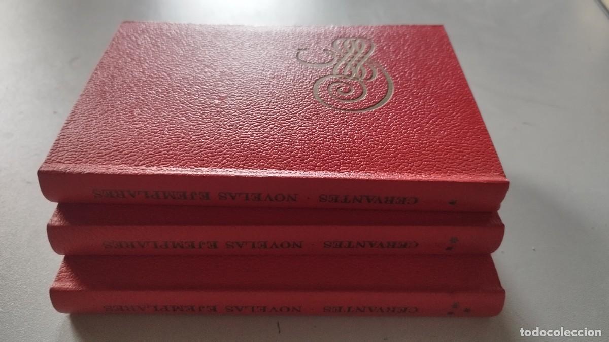 Libros de segunda mano: NOVELAS EJEMPLARES 3 TOMOS / MIGUEL DE CERVANTES / CIRCULO LECTORES / GARA74