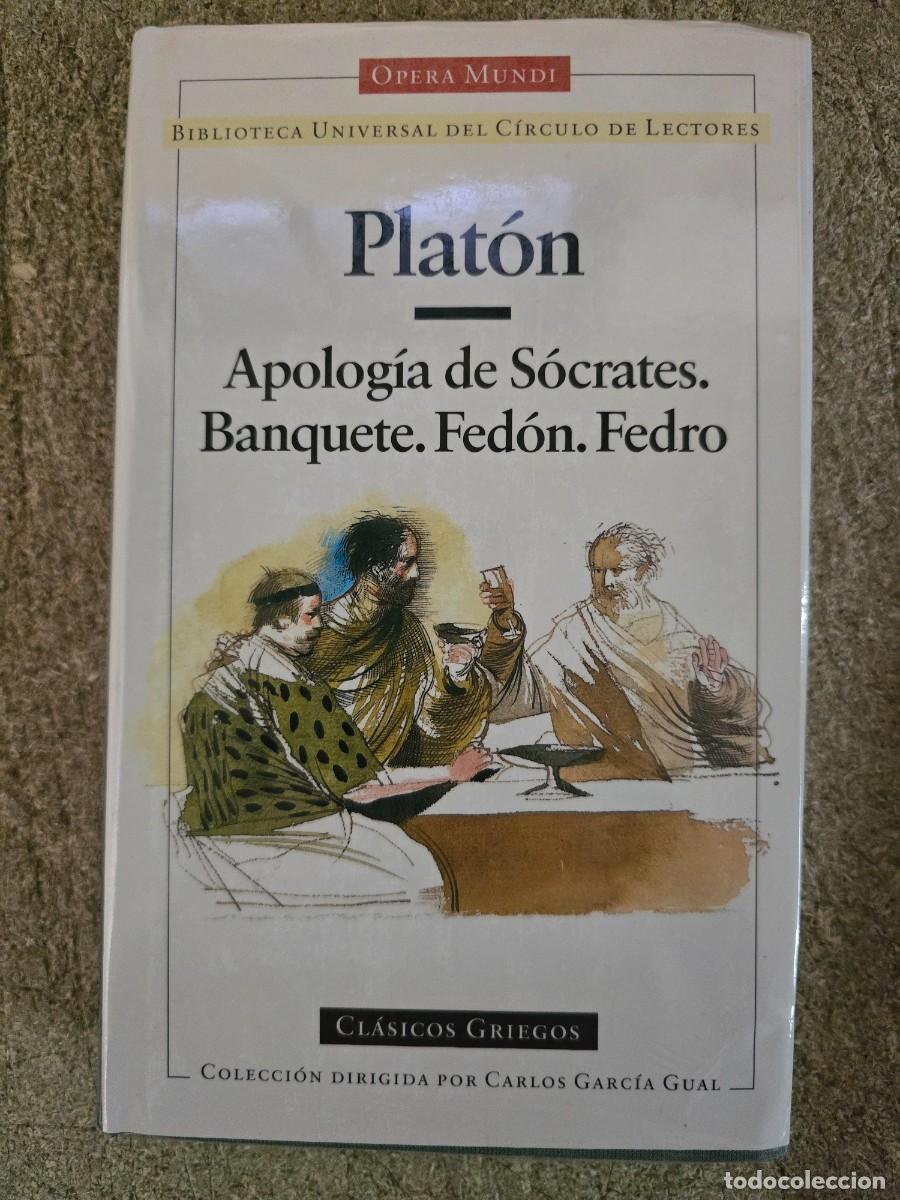 Libros de segunda mano: Apologia de Socrates.Banquete.Fedon.Fedro.Platon.Opera Mundi