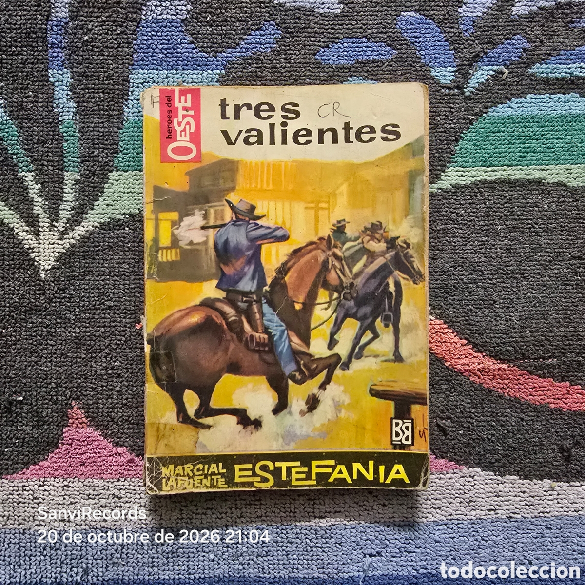 Libros de segunda mano: H&Eacute;ROES DEL OESTE 266: TRES VALIENTES (LAFUENTE ESTEFANIA) (BRUGUERA)