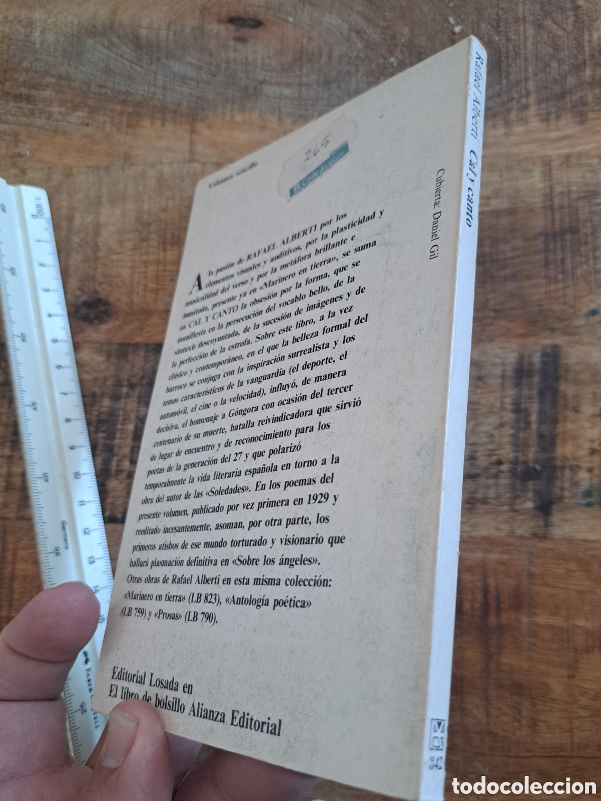 Libros de segunda mano: Jml Rafael Alberti. Cal y Canto. Alianza Losada. 1981. - Foto 2