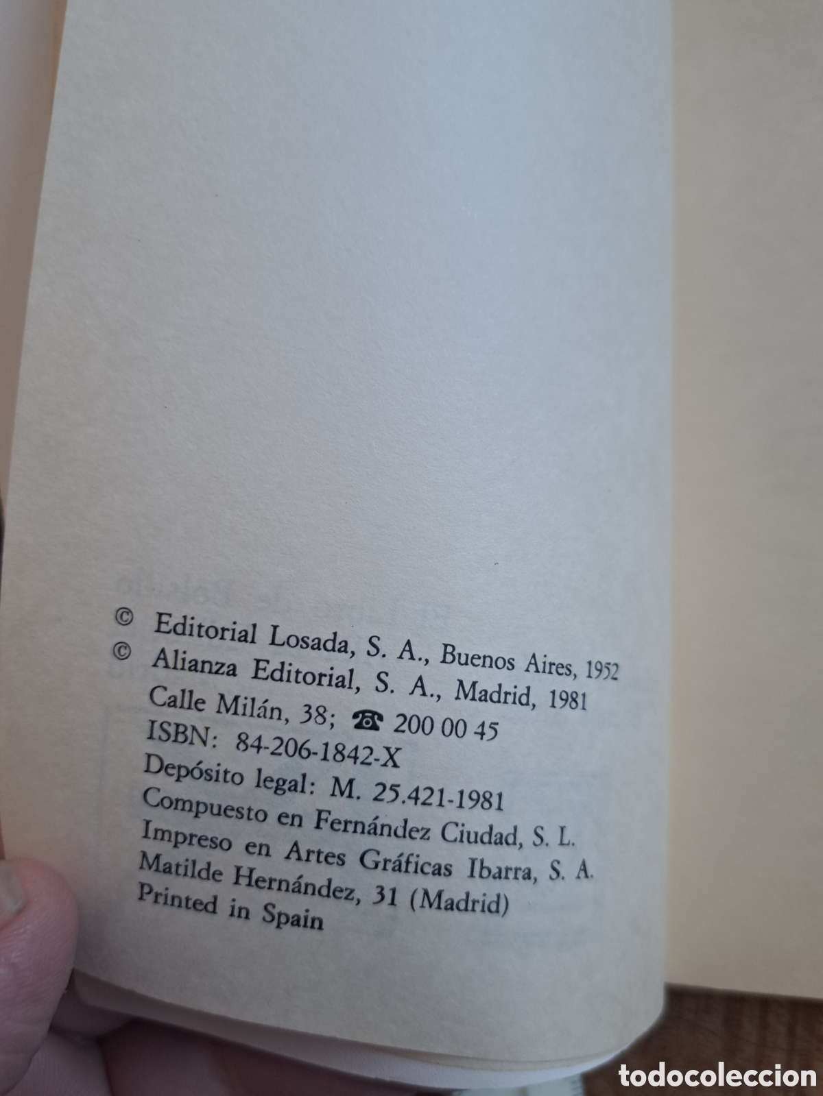 Libros de segunda mano: Jml Rafael Alberti. Cal y Canto. Alianza Losada. 1981. - Foto 4