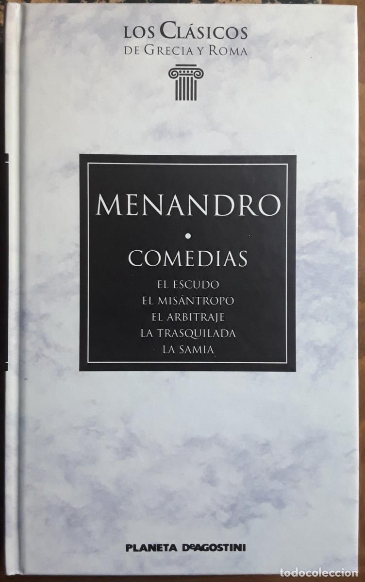 Libros de segunda mano: MENANDRO. COMEDIAS. LOS CL&Aacute;SICOS DE GRECIA Y ROMA. - Foto 1