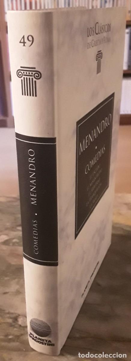 Libros de segunda mano: MENANDRO. COMEDIAS. LOS CL&Aacute;SICOS DE GRECIA Y ROMA. - Foto 2