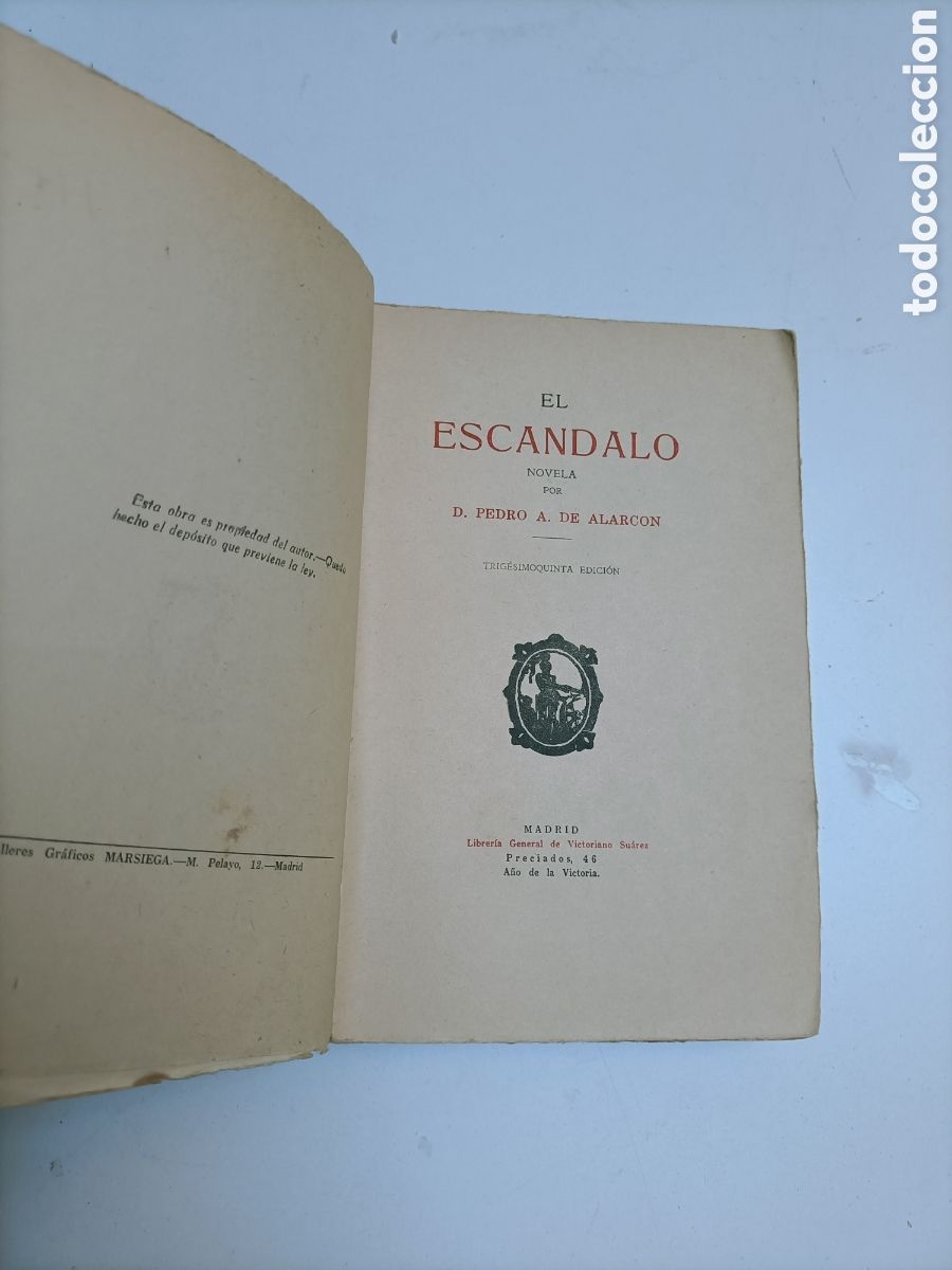 Libros de segunda mano: Lote de 7 tomos de Obras de D. Pedro A. De Alarc&oacute;n - Foto 20