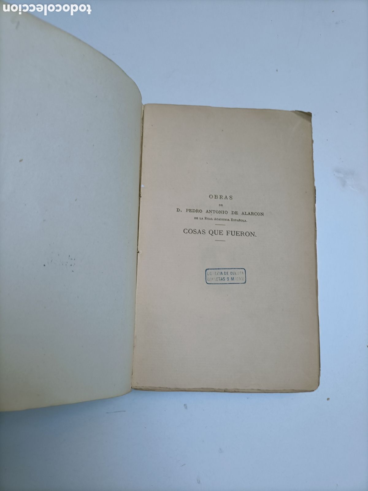 Libros de segunda mano: Lote de 7 tomos de Obras de D. Pedro A. De Alarc&oacute;n - Foto 22