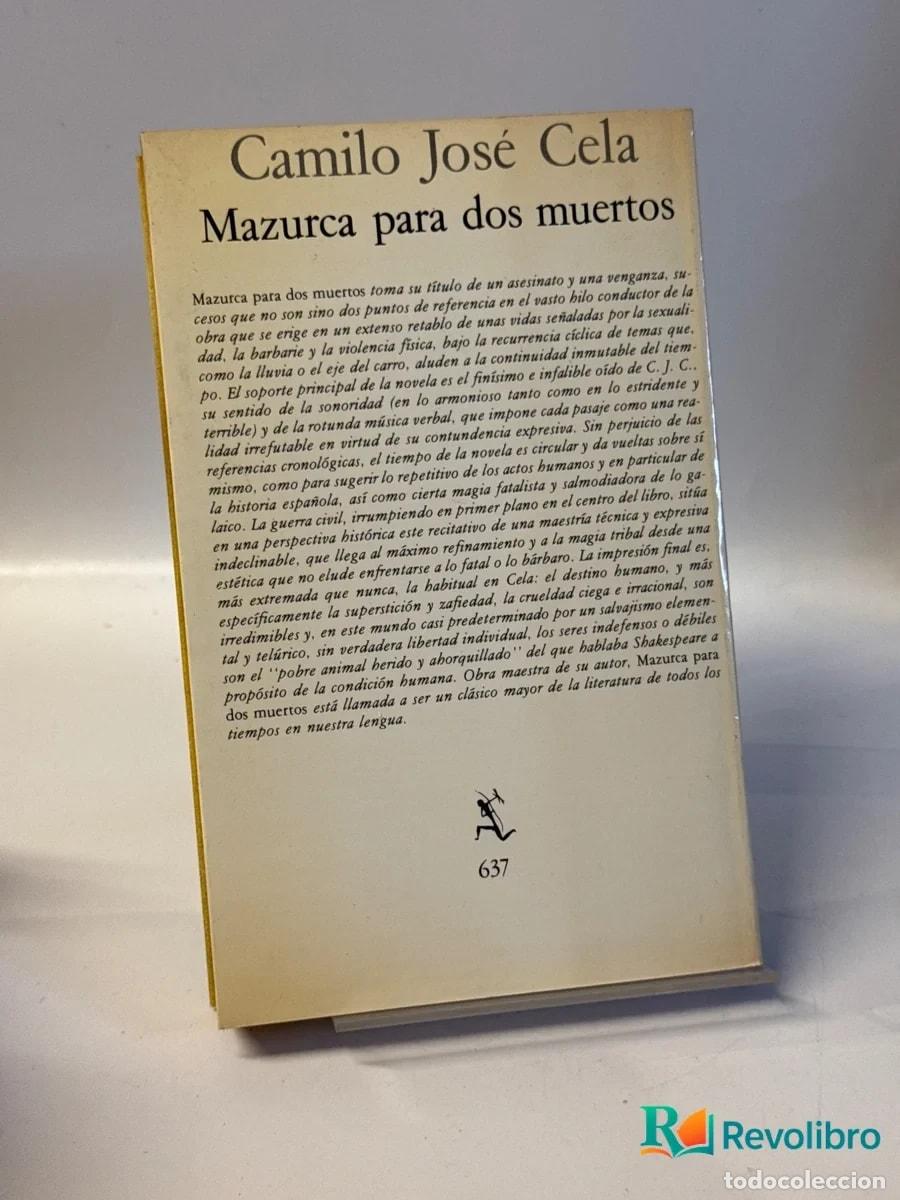 Libros de segunda mano: Mazurca para dos muertos - Camilo Jos&eacute; Cela - Foto 2