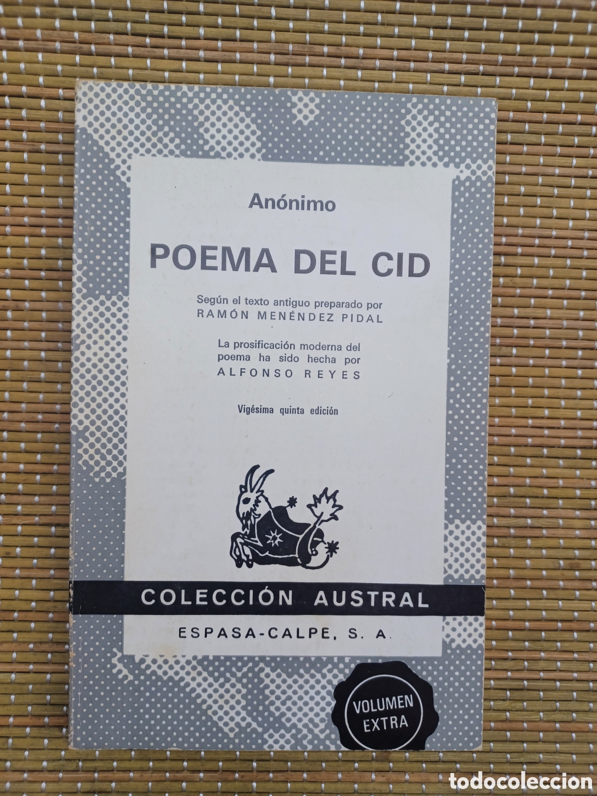 Libros de segunda mano: An&oacute;nimo - Poema del Cid (Austral, Espasa Calpe)