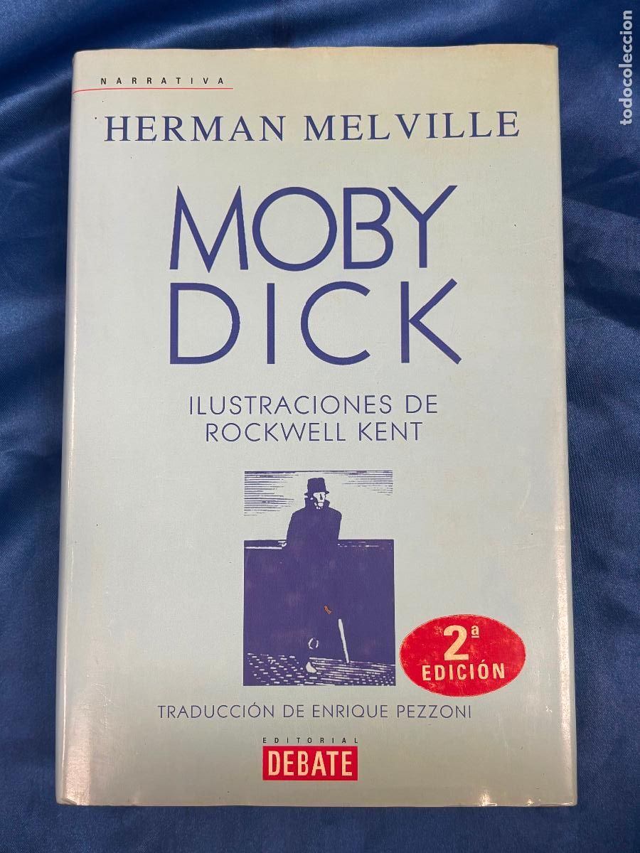 Libros de segunda mano: Moby Dick de Herman Melville, ilustrada por Rockwell Kent y traducida por Enrique Pezzoni,