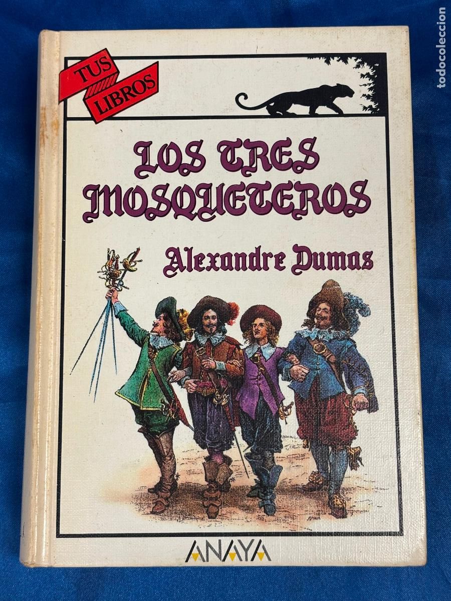 Libros de segunda mano: Los tres mosqueteros de Alexandre Dumas tus libros anaya numero 87