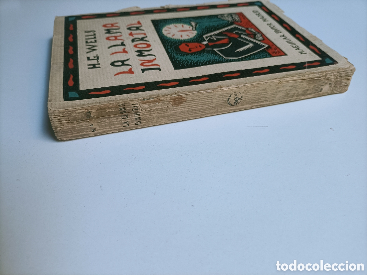 Libros de segunda mano: La llama inmortal. H. G. Wells. - Foto 4