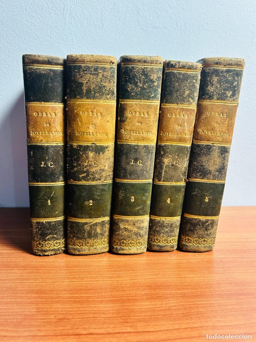 Libros de segunda mano: Obras de Don Gaspar Melchor de Jovellanos (Nueva Edici&oacute;n - Lote completo de 5 tomos, 1845-1846)
