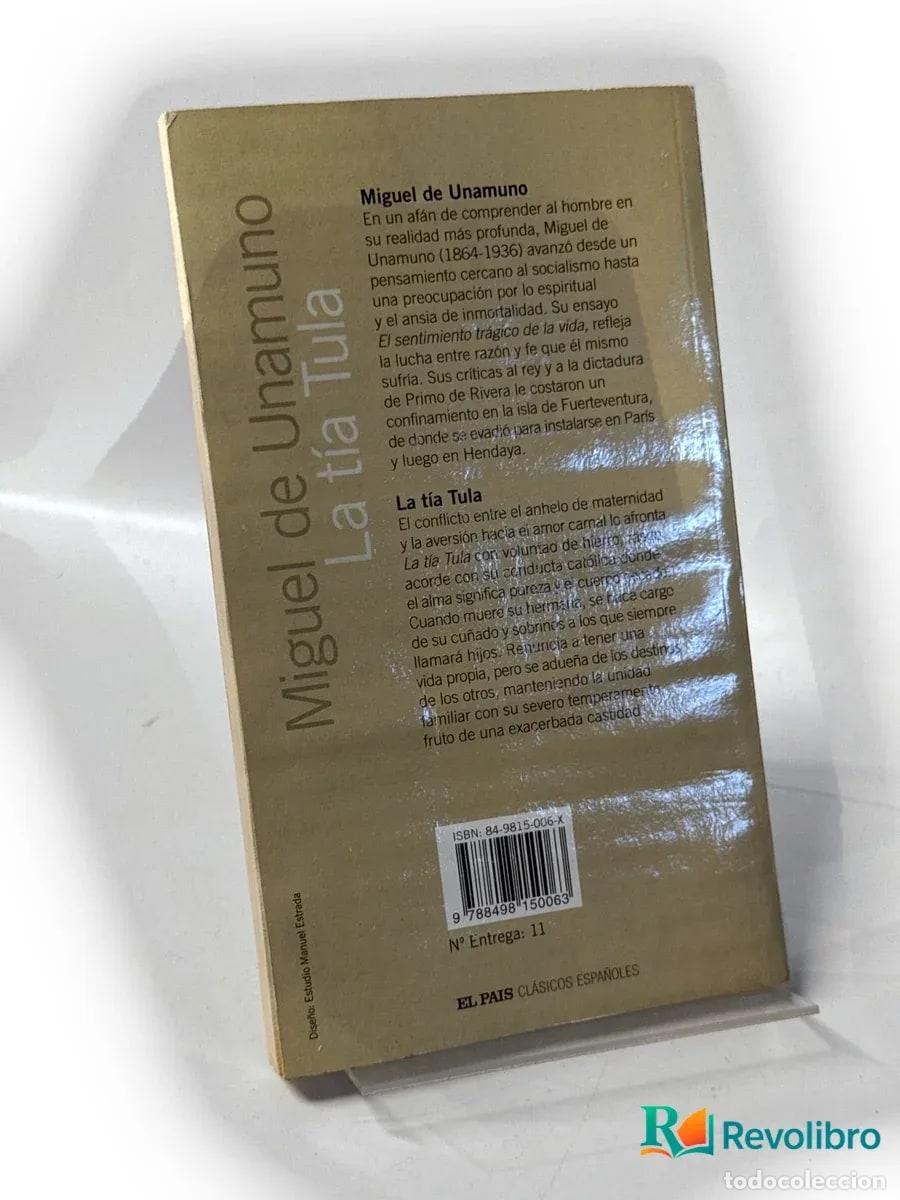 Libros de segunda mano: La t&iacute;a Tula - Miguel de Unamuno - Foto 2