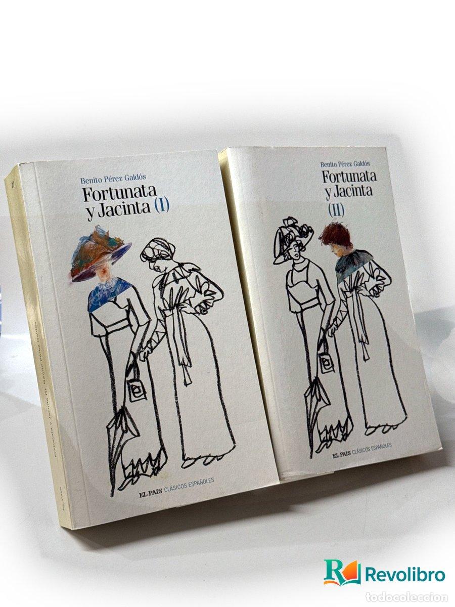 Libros de segunda mano: Lote Fortunata y Jacinta 2 tomos - Benito P&eacute;rez Gald&oacute;s