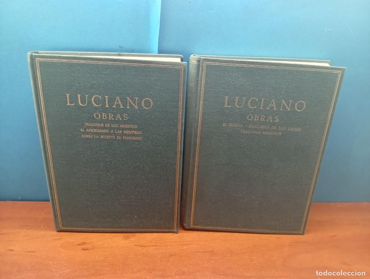 Libros de segunda mano: LUCIANO, OBRAS (2 TOMOS)