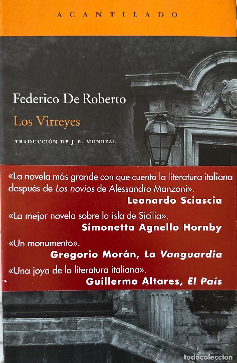 Libros de segunda mano: LOS VIRREYES de FEDERICO DE ROBERTO