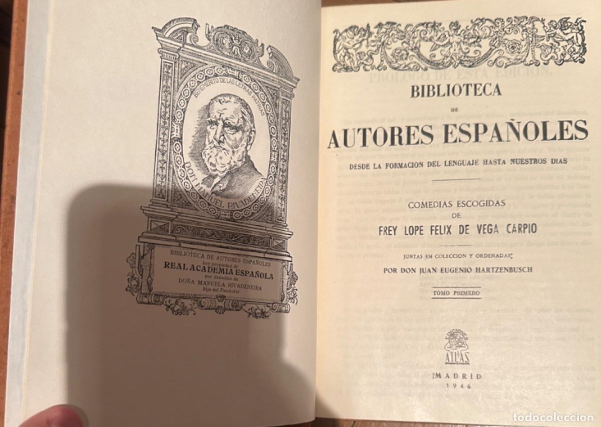 Libros de segunda mano: OBRAS DE LOPE DE VEGA (VOLUMEN 1). BIBLIOTECA DE AUTIRES ESPA&Ntilde;OLES (TOMO 24)