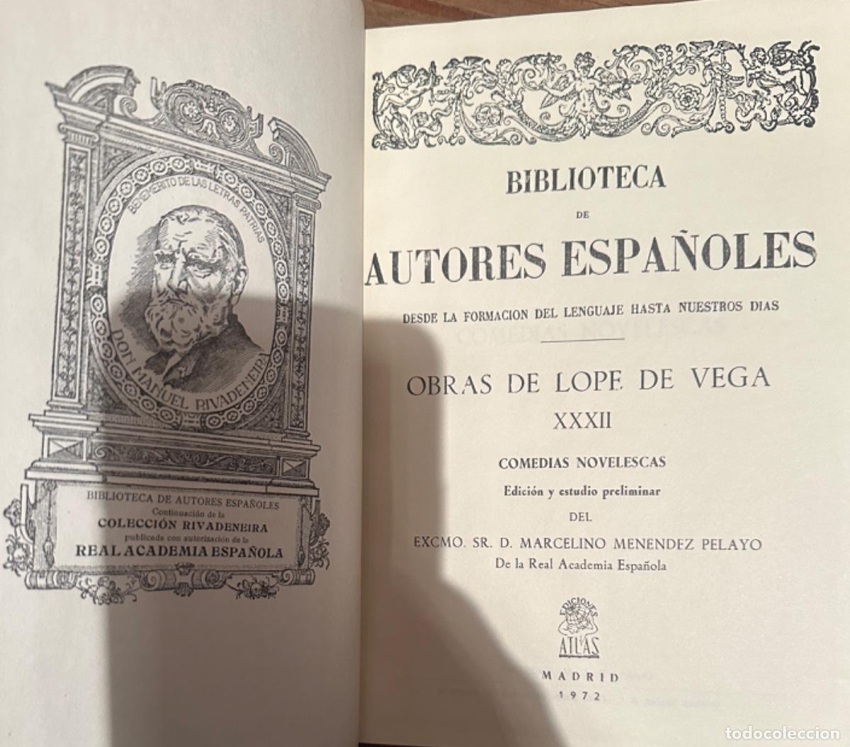 Libros de segunda mano: OBRAS DE LOPE DE VEGA (VOLUMEN ). BIBLIOTECA DE AUTORES ESPA&Ntilde;OLES (TOMO 249)