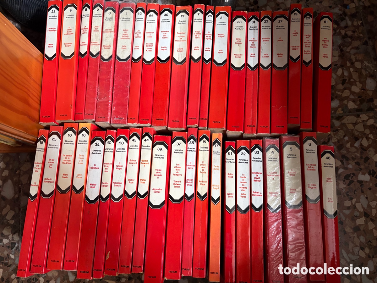 Libros de segunda mano: Lote de 40 libros, novelas grandes venturas (planeta) tapa blanda en espa&ntilde;ol