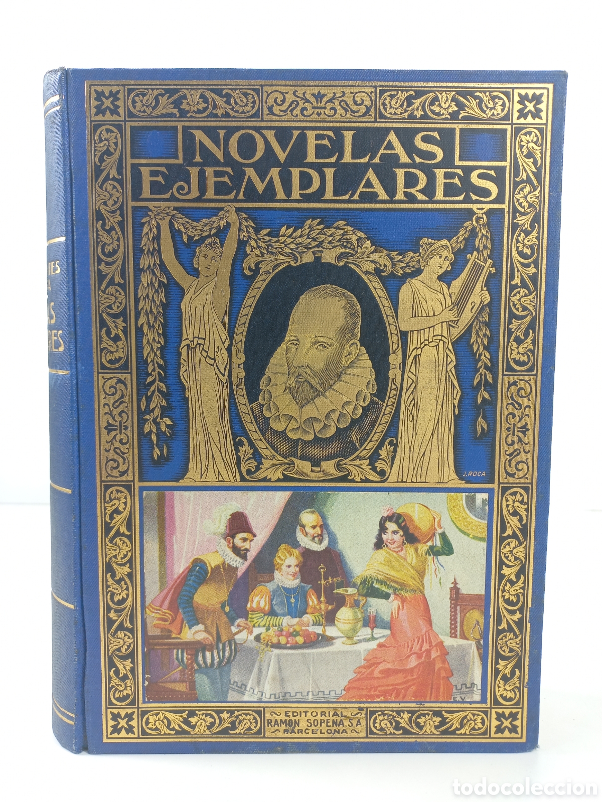 Libros de segunda mano: Novelas Ejemplares. Miguel de Cervantes Saavedra. Ramon Sopena Editor, 1935. Ilustrado.