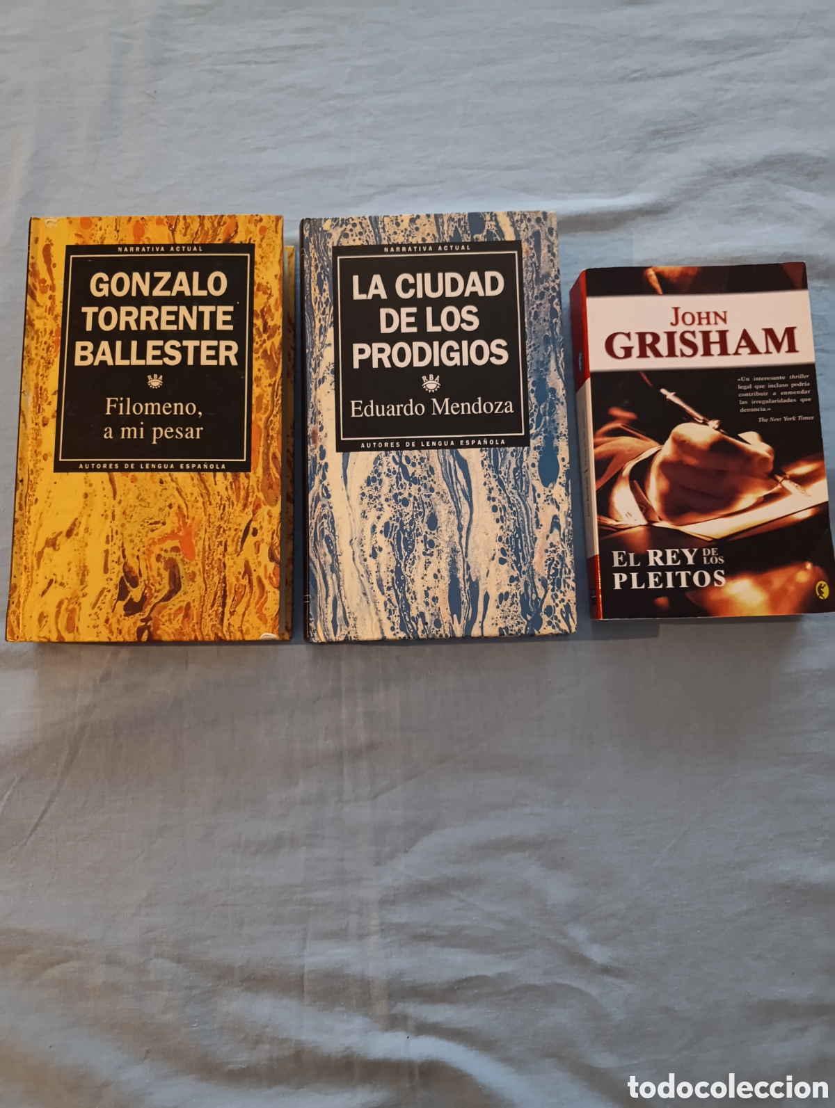 Libros de segunda mano: Lote tres novelas RBA