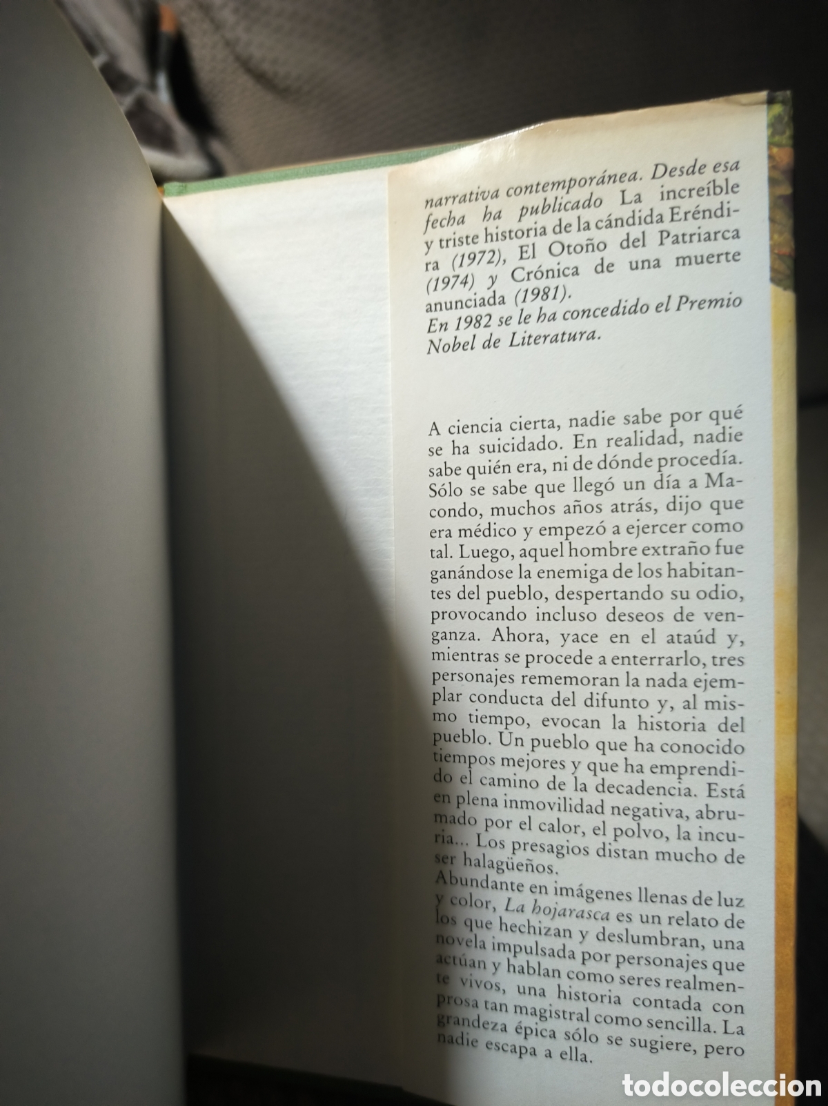 Libros de segunda mano: La hojarasca (Gabriel Garc&iacute;a M&aacute;rquez) - Foto 3
