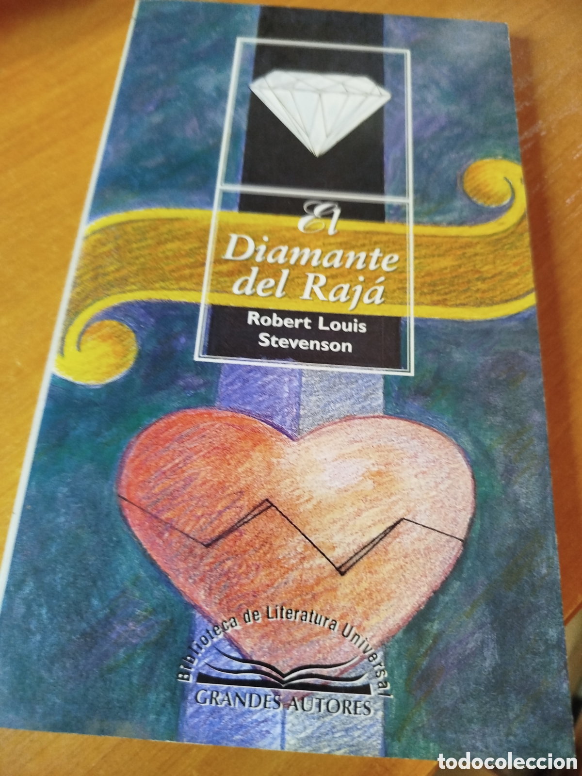 Libros de segunda mano: El diamante del raj&aacute;. Robert Louis stevenson. - Foto 1