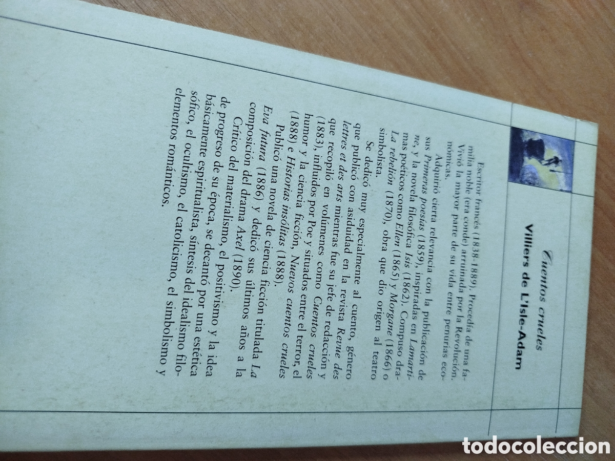 Libros de segunda mano: Cuentos crueles. Villers de lisle Adam - Foto 2