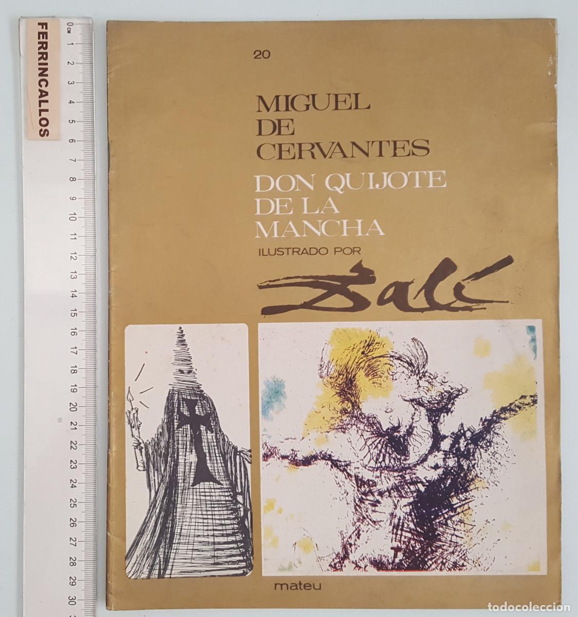 Libros de segunda mano: FASCICULO 20 DON QUIJOTE DE LA MANCHA ILUSTRADO POR SALVADOR DAL&Iacute;, CERVANTES, EDITORIAL MATEU 1964